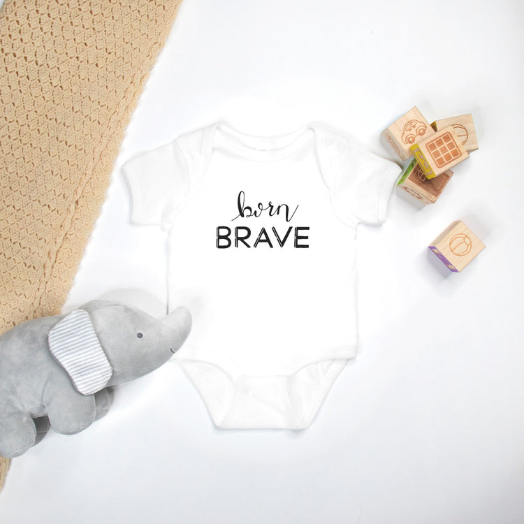 Born Brave Baby Onesie