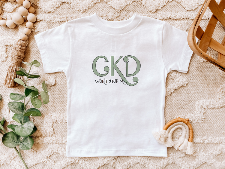 CKD Won't Stop Me Toddler Tee (RIGHT kidney)