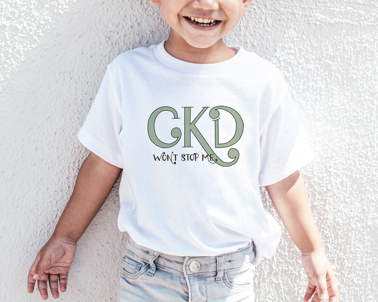 CKD Won't Stop Me Toddler Tee (LEFT Kidney)