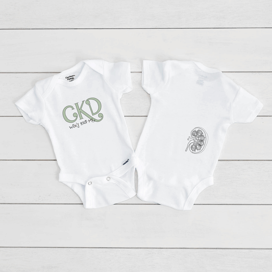 CKD Won't Stop Me Baby Bodysuit (RIGHT kidney)
