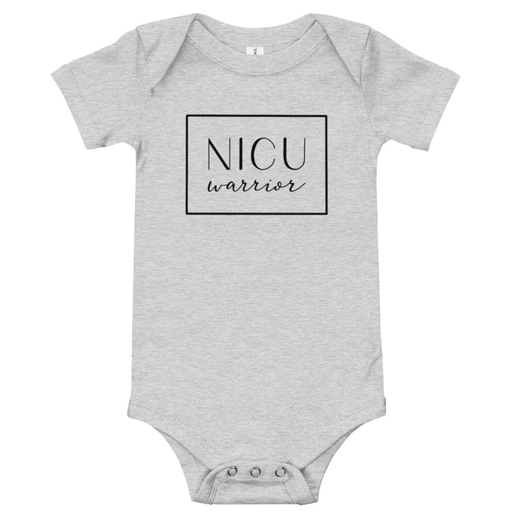 NICU Warrior Modern Short Sleeve Bodysuit