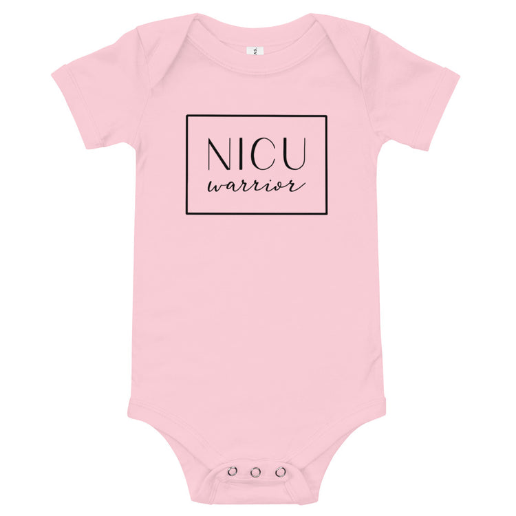 NICU Warrior Modern Short Sleeve Bodysuit