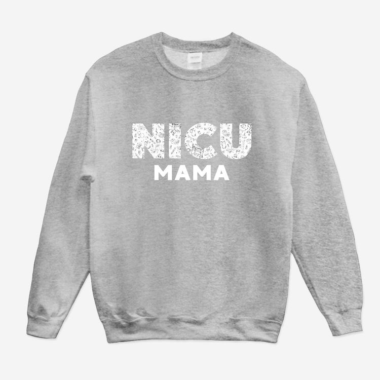 Bold NICU Mama Crew Neck Sweatshirt