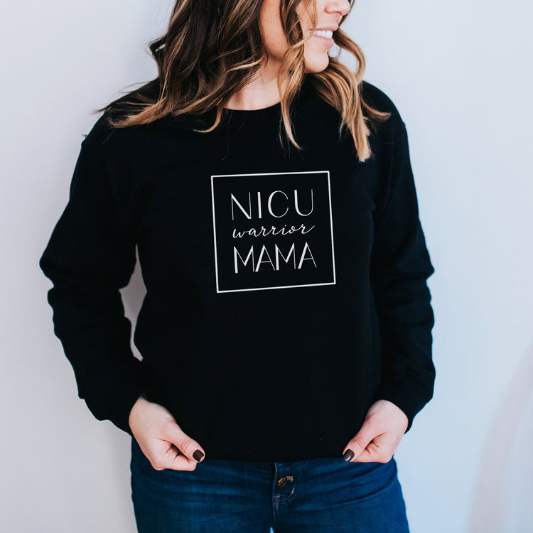 NICU Warrior Mama Modern Sweatshirt