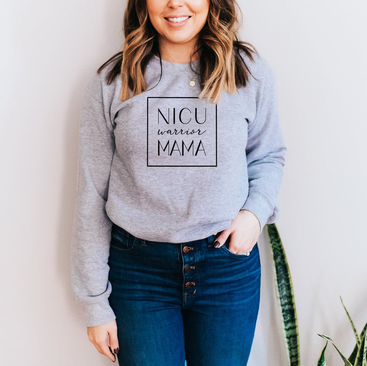 NICU Warrior Mama Modern Sweatshirt