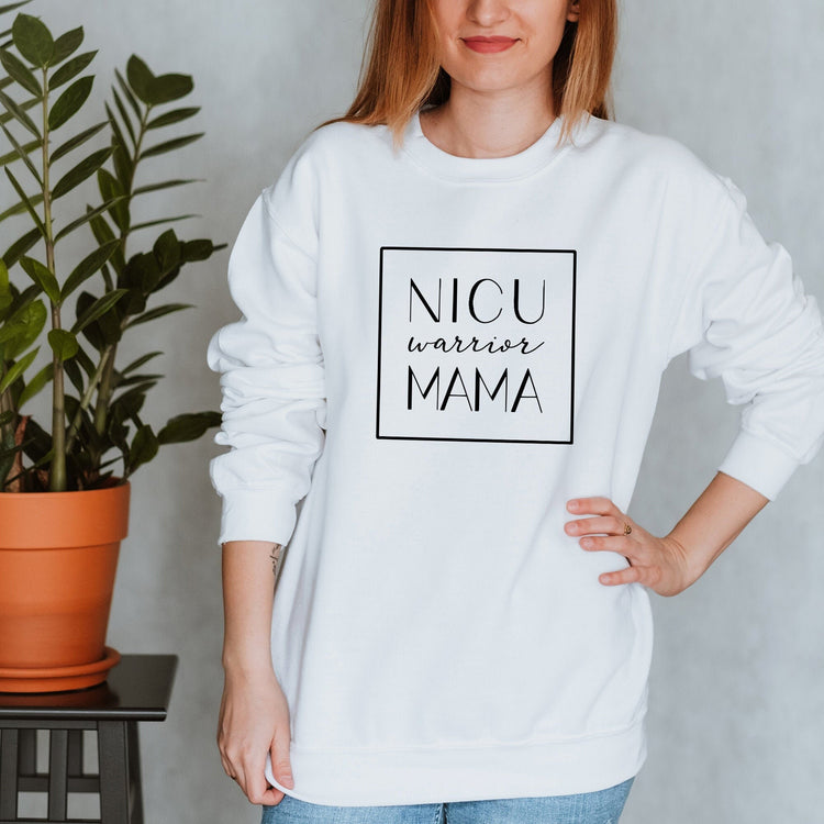 NICU Warrior Mama Modern Sweatshirt