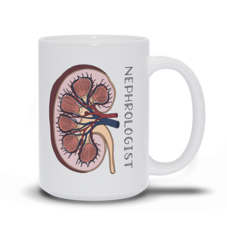 Nephrologist Kidney Anatomy Mug