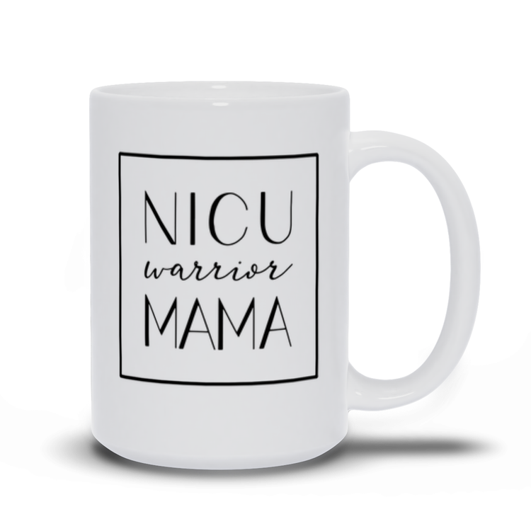 NICU Warrior Mama Modern Mug