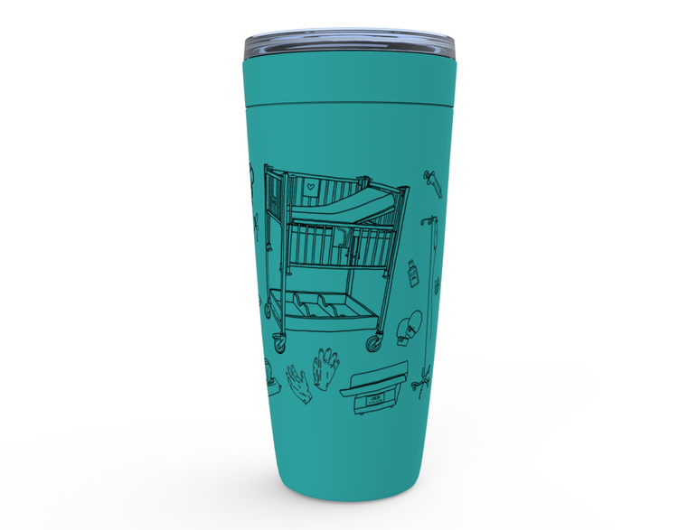 NICU Warrior Dad Illustration 20oz Tumbler