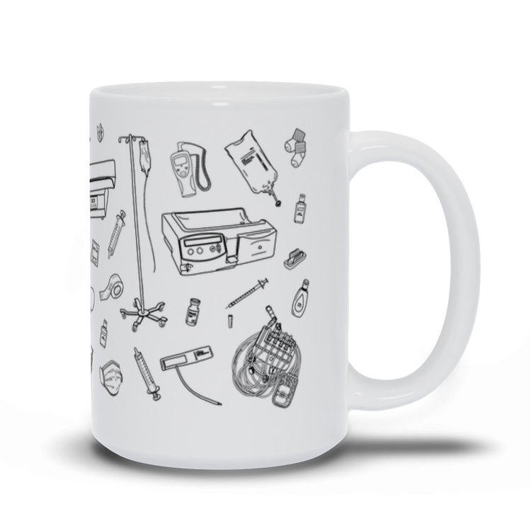 Peritoneal Dialysis Nurse Illustration Mug