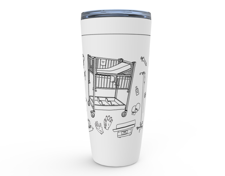 NICU Warrior Dad Illustration 20oz Tumbler