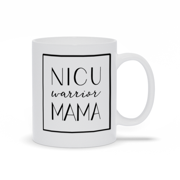 NICU Warrior Mama Modern Mug