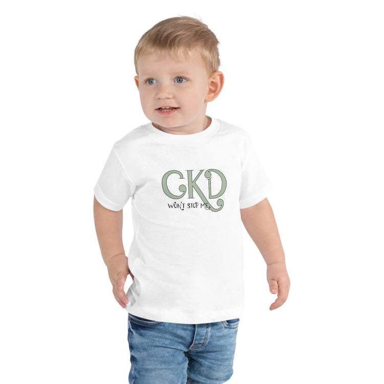 CKD Won't Stop Me Toddler Tee (TWO kidneys)