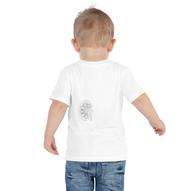 CKD Won't Stop Me Toddler Tee (LEFT Kidney)