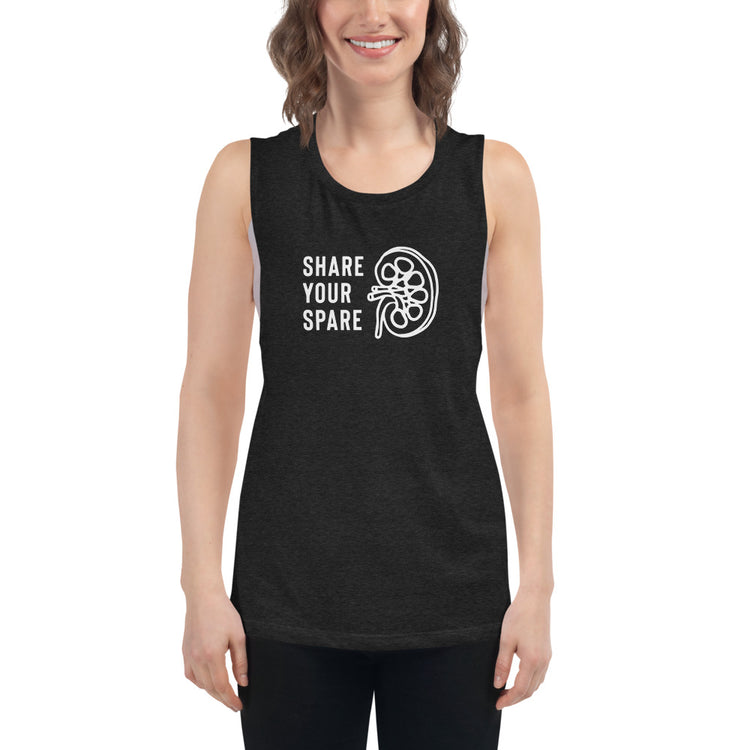 Share Your Spare Women's Muscle Tank