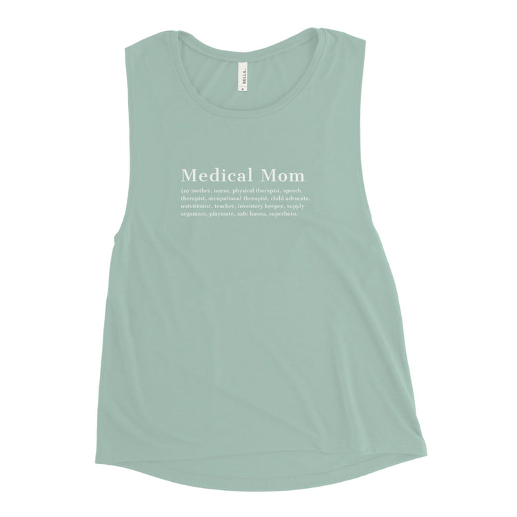 Medical Mom Definition Women's Muscle Tank