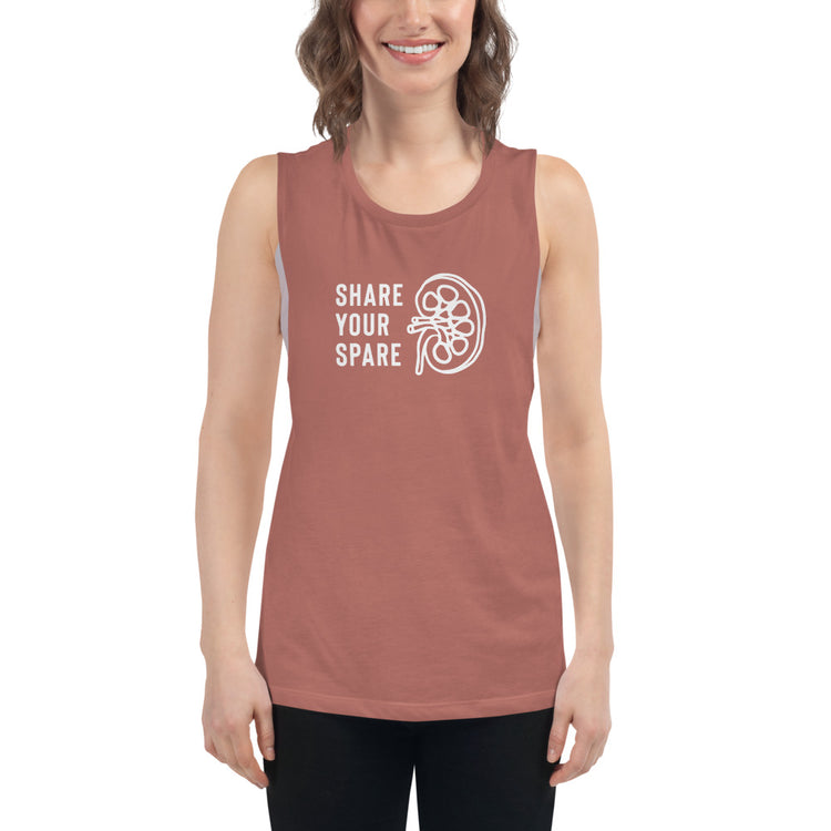 Share Your Spare Women's Muscle Tank